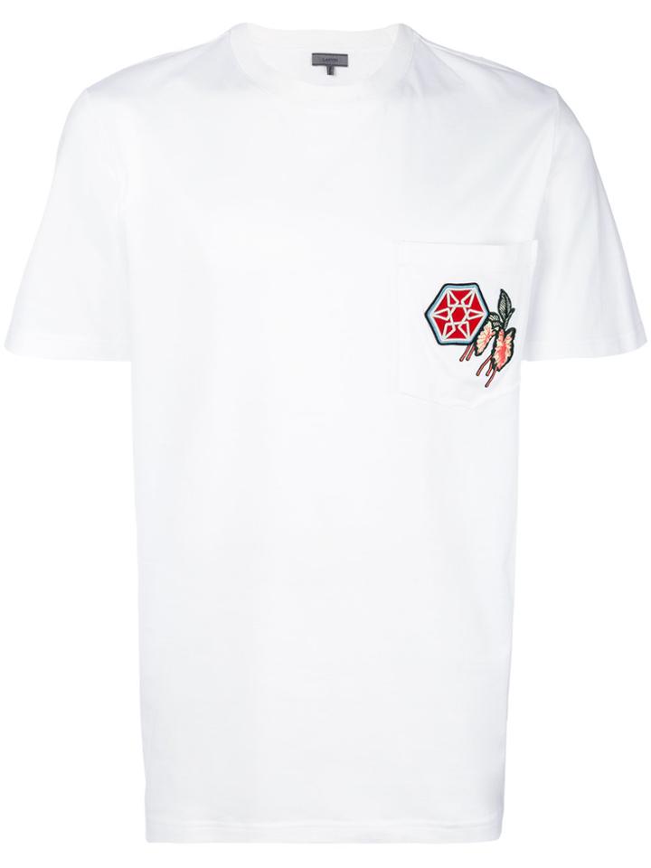 Lanvin Chest Pocket Patch T-shirt - White