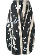 Jil Sander - Dryas Printed Skirt - Women - Silk - 36, Black, Silk