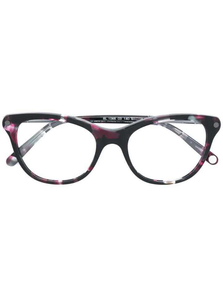 Balmain Round Frame Glasses - Black