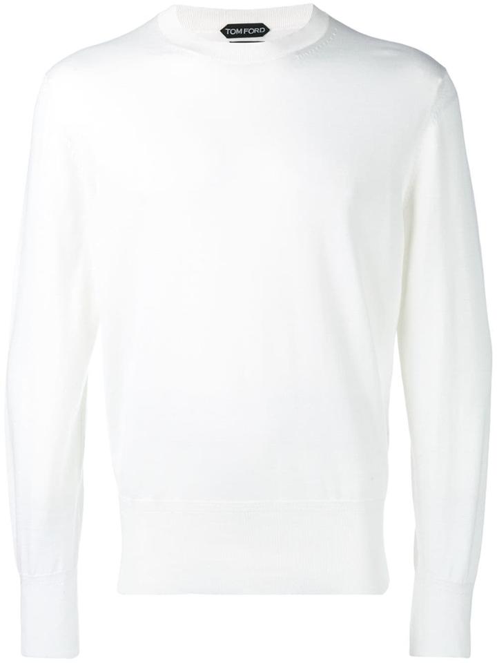 Tom Ford Basic Sweater - White