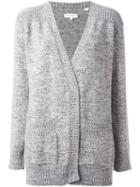 Chinti And Parker Flecked Marl Cardigan, Women's, Size: Xs, Grey, Polyamide/wool