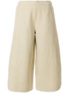 Meme Cropped Flared Trousers - Nude & Neutrals