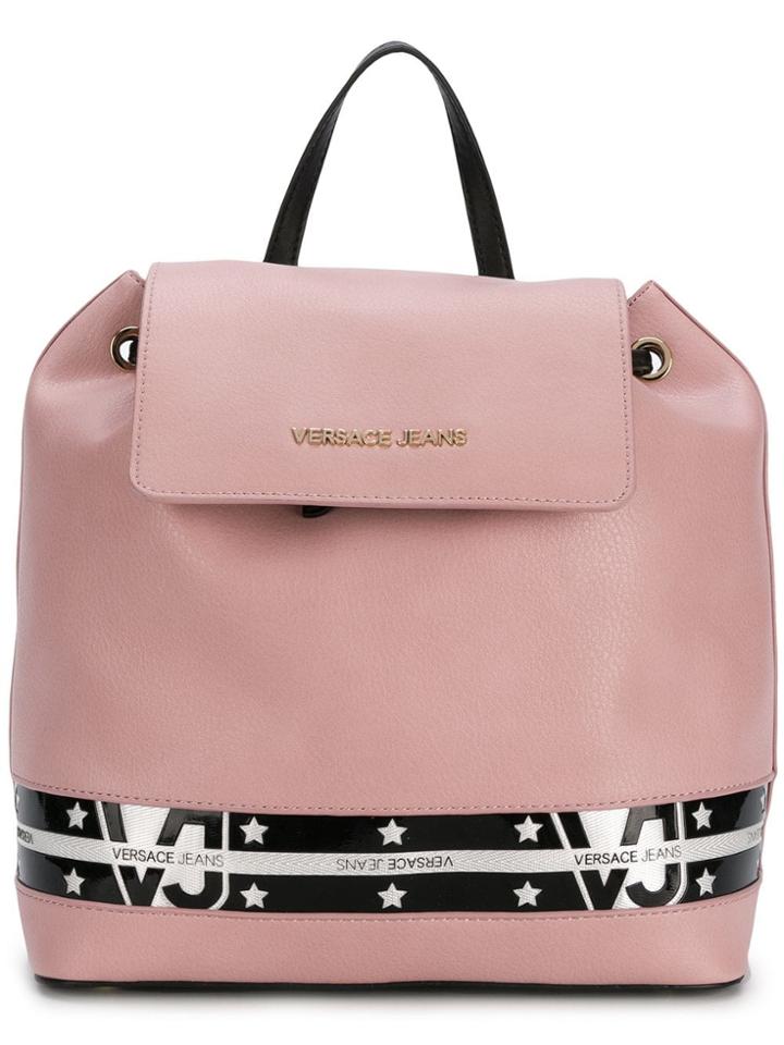 Versace Jeans Star Stripe Backpack - Pink