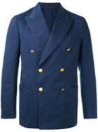 The Gigi - Double Breasted Jacket - Men - Cotton - 50, Blue, Cotton