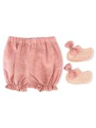 Violeta E Federico Shorts And Pre-walkers Set, Infant Girl's, Size: 6 Mth, Pink/purple