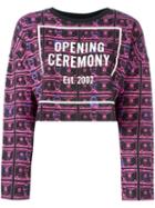 Opening Ceremony Cropped Sweatshirt