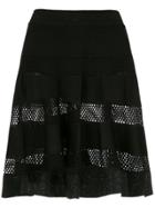 Andrea Bogosian Knitted Skirt - Black