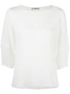 Etro Boat Neck Blouse, Women's, Size: 38, White, Silk