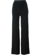 Veronique Leroy Wide Leg Trousers, Women's, Size: 40, Black, Polyamide/polyester
