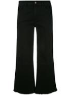 The Seafarer - Cropped Trousers - Women - Cotton/spandex/elastane - 25, Black, Cotton/spandex/elastane