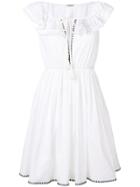 Miu Miu Off-the-shoulder Dress - White