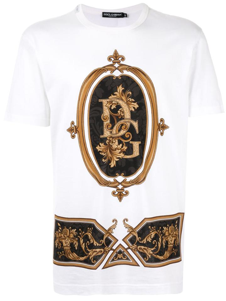 Dolce & Gabbana Graphic Print T-shirts - White