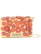 Zac Zac Posen Earthette Floral Appliqué Crossbody Bag - Yellow &