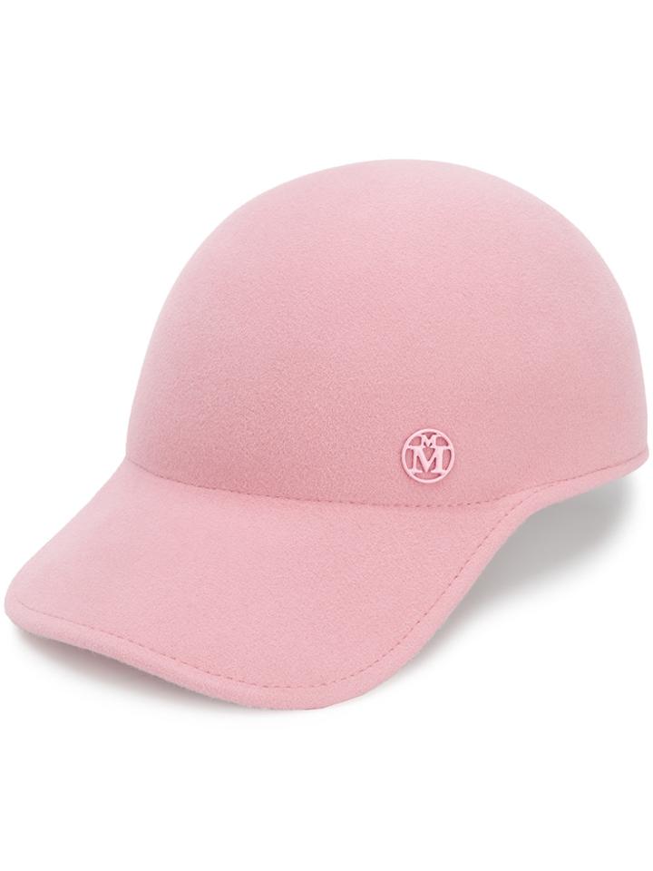 Maison Michel Baseball Cap - Pink & Purple