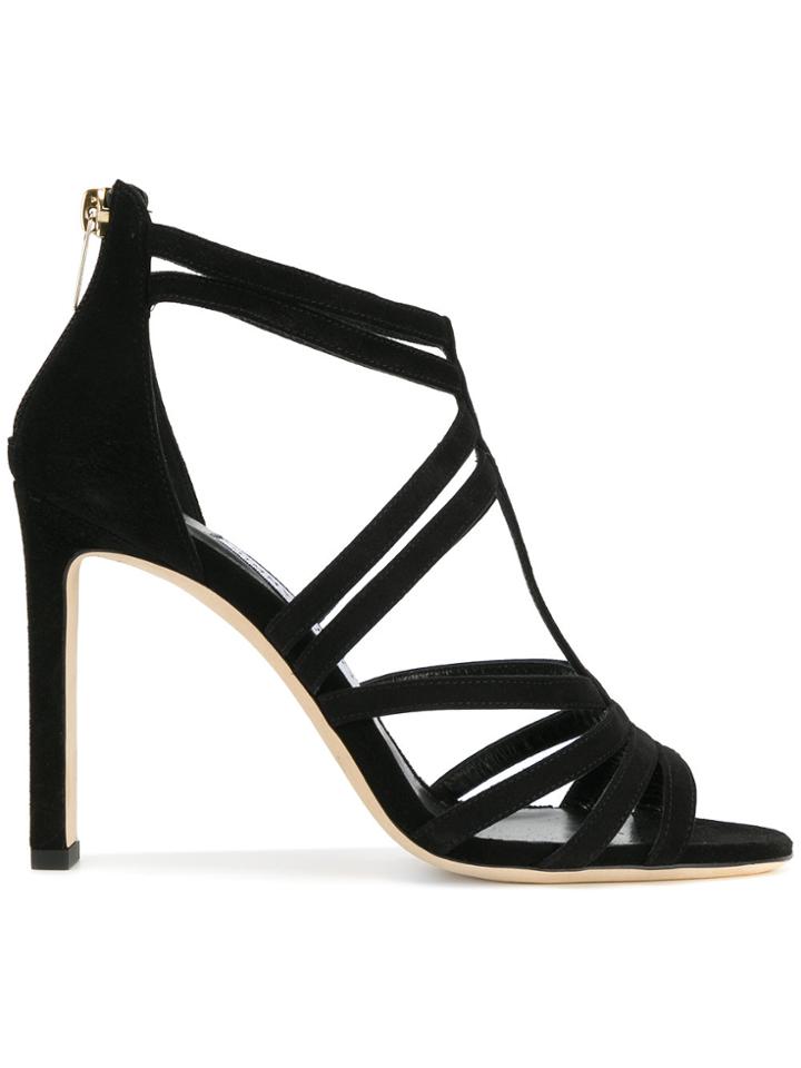 Jimmy Choo Selina 100 Sandals - Black