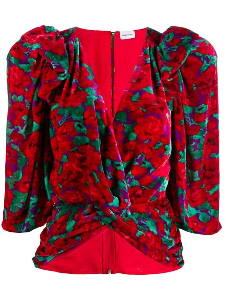 Magda Butrym Toledo Blouse - Red