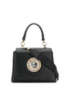 Versace Jeans Couture Logo Plaque Tote Bag - Black