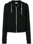 Maison Kitsuné Zipped Drawstring Hoodie - Black