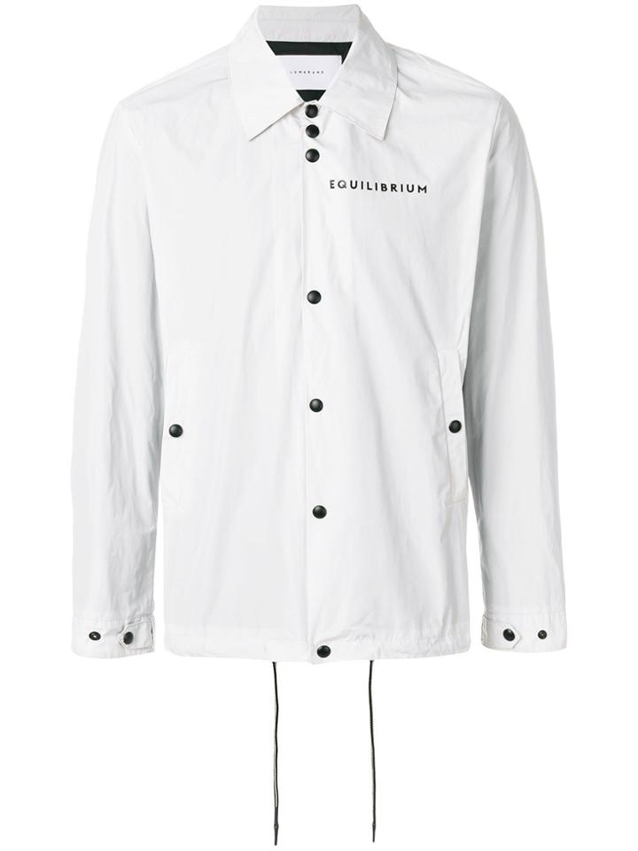 Low Brand Light-weight Fitted Jacket - Grey