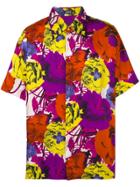 Versace Vintage Short-sleeve Printed Floral Shirt - Multicolour