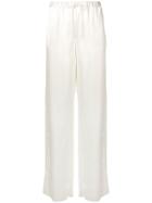 Jil Sander High-waist Drawstring Trousers - White