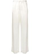Jil Sander High-waist Drawstring Trousers - White