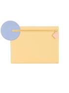 Roksanda Alpin Leather Clutch With Circle Patch - Yellow & Orange