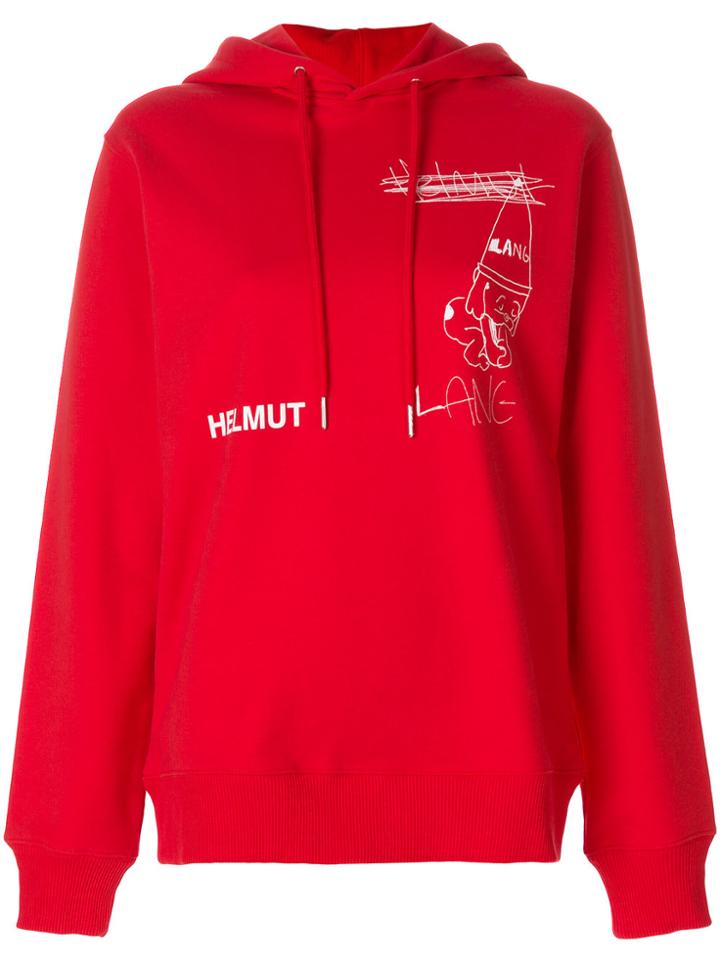 Helmut Lang X Shayne Oliver Hoodie - Red