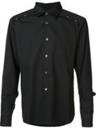 Comme Des Garçons Homme Plus Studded Detail Shirt, Men's, Size: Large, Black, Cotton