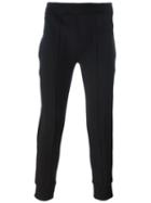 Neil Barrett Zipped Pocket Track Pants, Men's, Size: S, Black, Viscose/spandex/elastane/lyocell/cotton