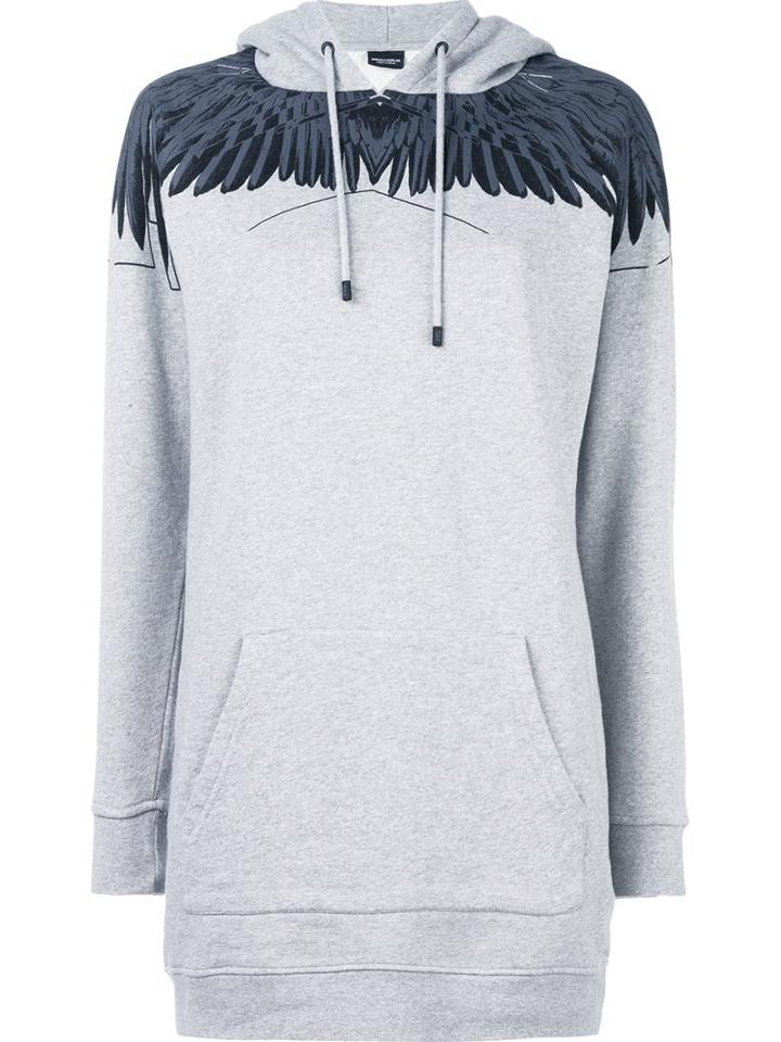Marcelo Burlon County Of Milan 'paloma' Hoodie, Women's, Size: Medium, Grey, Cotton