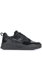 Ami Alexandre Mattiussi Thick Sole Low Trainers - Black