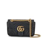Gucci Mini Marmont 2.0 Shoulder Bag - Black