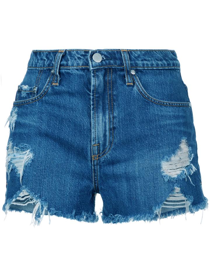 Nobody Denim High Boy Split Make Up - Blue