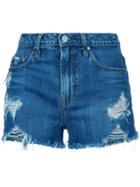 Nobody Denim High Boy Split Make Up - Blue