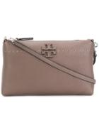 Tory Burch Mcgraw Top-zip Cross-body Bag - Grey