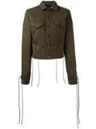 Haider Ackermann 'fuller' Jacket, Women's, Size: 38, Green, Cotton/acetate/wool