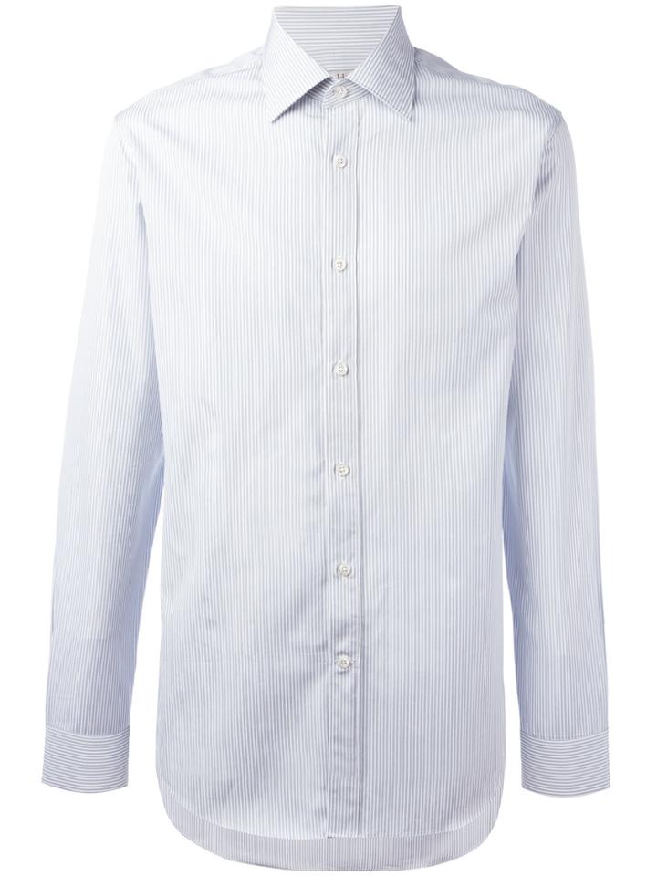 Dnl Printed Cuffs Shirt - White