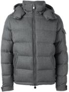Moncler 'montgenevre' Padded Jacket, Men's, Size: 3, Grey, Feather Down/polyamide/wool