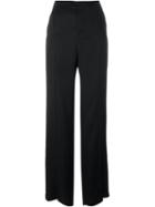 Calvin Klein Collection High-waist Trousers, Women's, Size: 44, Black, Viscose/silk