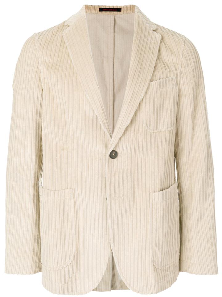 The Gigi Corduroy Blazer - Nude & Neutrals