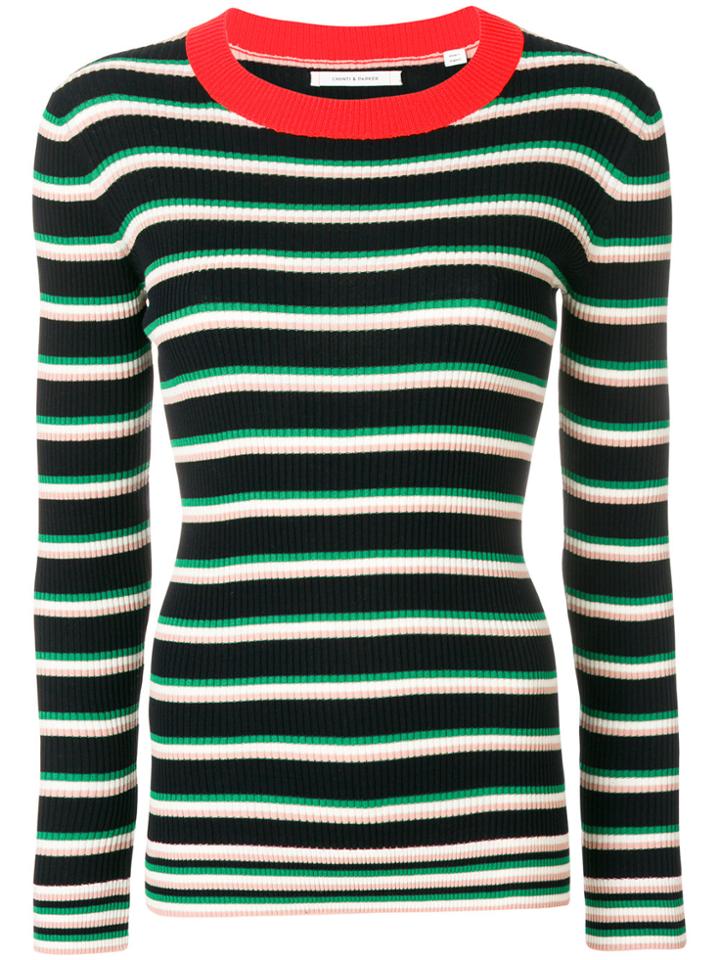 Chinti & Parker Slim Fit Knitted Top - Multicolour