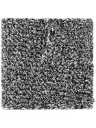 Iris Von Arnim Chunky Knit Scarf, Women's, Black, Cashmere