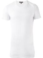 Unconditional Fine Knit Layered T-shirt, Men's, Size: Medium, White, Cotton/polyester