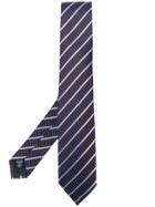 Ermenegildo Zegna Striped Tie - Blue