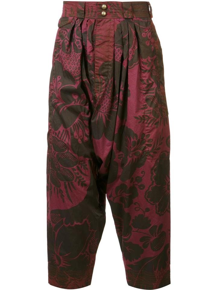 Andreas Kronthaler For Vivienne Westwood Casbah Pyjama Trousers, Adult Unisex, Size: I, Red, Silk/cotton