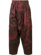 Andreas Kronthaler For Vivienne Westwood Casbah Pyjama Trousers, Adult Unisex, Size: I, Red, Silk/cotton