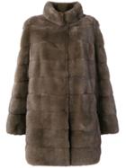 Arma Short Fur Jacket - Grey
