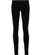 Ag Jeans Skinny Fit Corduroy Trousers, Women's, Size: 32, Black, Cotton/spandex/elastane