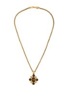 Chanel Pre-owned Tiger's Eye Stone Necklace - Metallic